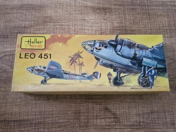 Heller Leo 451 1/72, Hobby en Vrije tijd, Modelbouw | Vliegtuigen en Helikopters, Nieuw, Vliegtuig, 1:72 tot 1:144, Heller, Ophalen of Verzenden