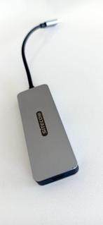 Sitecom USB-C Hub & Card Reader - CN-406 (nieuwstaat), Informatique & Logiciels, Stations d'accueil, Comme neuf, Enlèvement ou Envoi