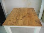 Eettafel in Steigerhout, Huis en Inrichting, Tafels | Eettafels, Ophalen, Gebruikt, Landelijk, Vijf personen of meer