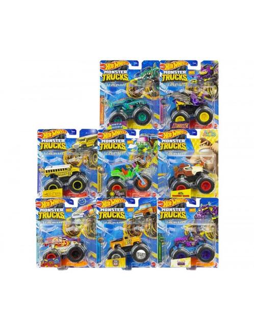Hot Wheels Monster Trucks cars 1:64 assorted, Collections, Jouets miniatures, Neuf, Envoi