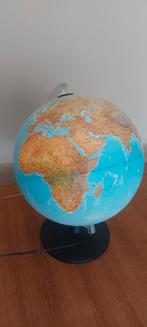 Wereldbol met licht, Ophalen