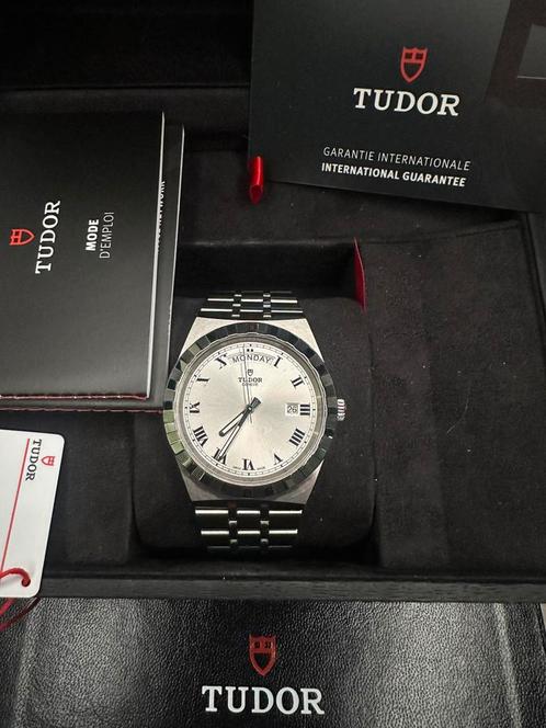 TUDOR ROYAL DAY-DATE 41 mm–CADRAN GRIS–FULL SET–GARANTIE2027, Handtassen en Accessoires, Horloges | Heren, Zo goed als nieuw, Polshorloge