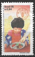 Brazilie 1995 - Yvert 2224 - 50 jaar F.A.O. (ST), Timbres & Monnaies, Timbres | Amérique, Affranchi, Envoi