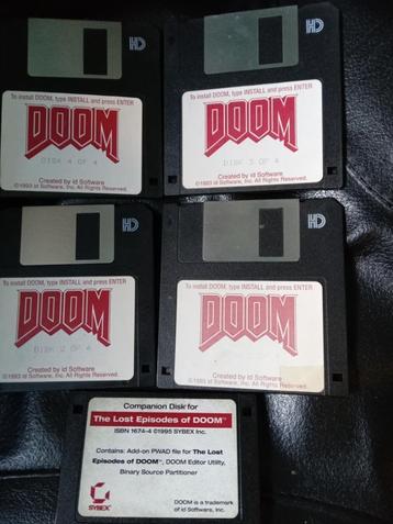 Doom 1 (1993) Registered version + extra´s.RETRO VERSION. beschikbaar voor biedingen