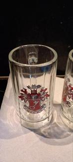 4 oude Beck's bierglazen  o. 25 cl, Verzamelen, Ophalen of Verzenden, Zo goed als nieuw