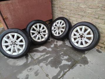 JANTES MERCEDES + PNEUS HIVER 205 55 R 16, Pneus hiver, 16 pouces, 205 mm, Pneu(s)