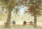 Isidore Meyers (1836-1916): In het park (O/D, 63 x 54 cm), Ophalen of Verzenden