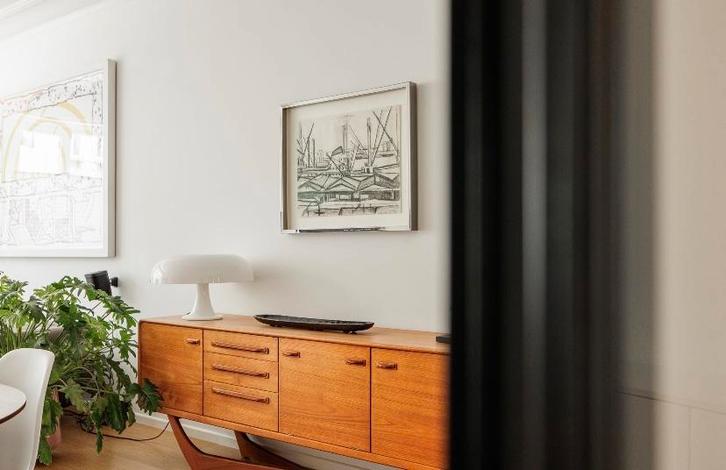 Dressoir Beithcraft, zeldzam pareltje uit de jaren ‘60, Huis en Inrichting, Kasten | Dressoirs, Gebruikt, 200 cm of meer, 25 tot 50 cm