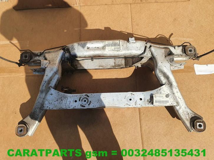 1k0505235n golf achterbrug a3 achteras rs3 achter subframe, Auto-onderdelen, Remmen en Aandrijving, Audi, Volkswagen, Gebruikt