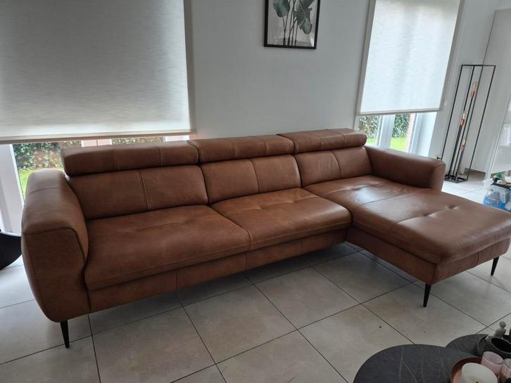 Fauteuil d'angle en cuir de la marque Xooon, Maison & Meubles, Canapés | Coins salons complets, Comme neuf, Cuir, Enlèvement
