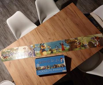Vloerpuzzel, met grote blokjes. 160cm op 20cm. beschikbaar voor biedingen