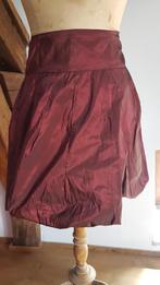 SARAH PACINI - Jupe bordeaux irisée - T.0, Sarah pacini, Ophalen of Verzenden, Maat 36 (S), Gedragen