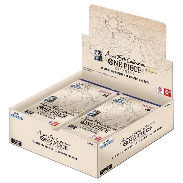 One Piece Card Game Display 24 Boosters FR EB-02 25th Anime, Verzamelen, Speelkaarten, Jokers en Kwartetten, Nieuw, Speelkaart(en)