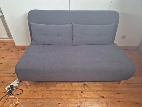 CANAPE CLIC-CLAC NIO MAISONS DU MONDE, Huis en Inrichting, Slaapkamer | Slaapbanken, Zo goed als nieuw, Grijs, Ophalen