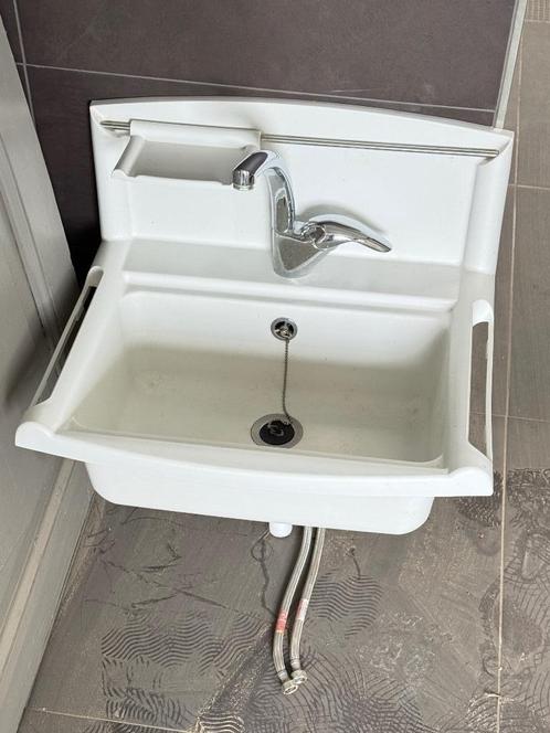 Wasbak van hars, Doe-het-zelf en Bouw, Sanitair, Zo goed als nieuw, Wastafel, Ophalen