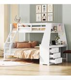 Kinderbed met bureau samen met matrassen, Kinderen en Baby's, Ophalen, Hoogslaper of Stapelbed, Nieuw, 140 tot 160 cm