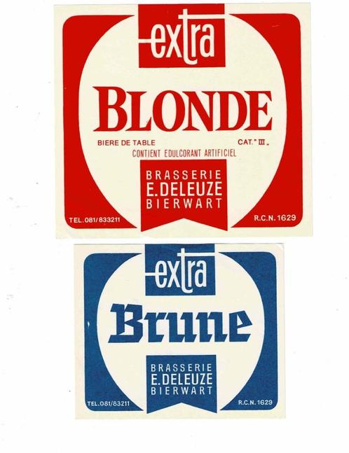 Oude bieretiketten van "DELEUZE", Verzamelen, Biermerken, Nieuw, Overige merken, Verzenden