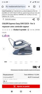 Centrale vapeur Calor easy, Ophalen of Verzenden, Nieuw, Strijkijzer met snoer