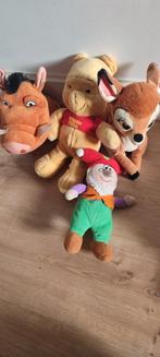 Bambi, pumba plop en winnie the pooh knuffel, Kinderen en Baby's, Ophalen of Verzenden, Zo goed als nieuw