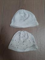 2 Babymutsjes maat 40/41, Kinderen en Baby's, Ophalen of Verzenden, Zo goed als nieuw, Maat 50, Muts
