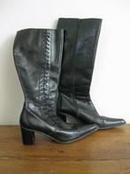 Zwarte dameslaarzen – maat 41, Hoge laarzen, Zwart, Ophalen of Verzenden, Zo goed als nieuw