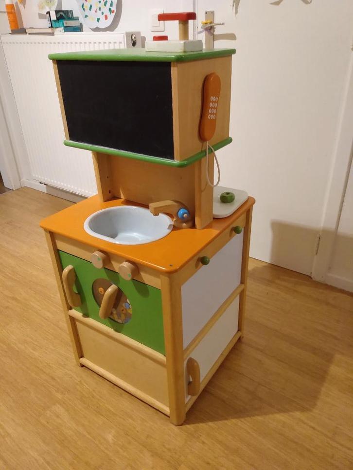 Houten keuken/speelmodule voor kinderen, Kinderen en Baby's, Speelgoed | Speelkeukens, Hout, Ophalen