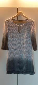 Ana Alcazar - Grijs/roze/lichtblauwe jurk, Kleding | Dames, Ophalen of Verzenden, Maat 36 (S), Ana Alcazar, Grijs