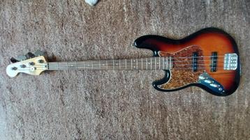 Squir Jazz Bass Left-handed - Hartke HD25 versterker + acces, Muziek en Instrumenten, Ophalen, Zo goed als nieuw, Basgitaar