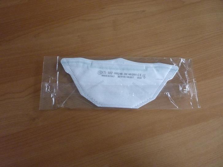 BLS502 BLS 502 FFP2 mondmasker wegwerpmasker, Doe-het-zelf en Bouw, Adembescherming, Ophalen of Verzenden