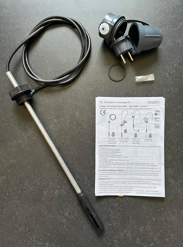 Limitateur remplissage citerne mazout, Doe-het-zelf en Bouw, Verwarming en Radiatoren, Nieuw, Ophalen of Verzenden