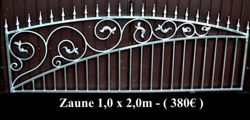 clôtures, portail, portail en fer forgé, forge artistique, Jardin & Terrasse, Clôtures de jardin, Neuf, Fer, Envoi