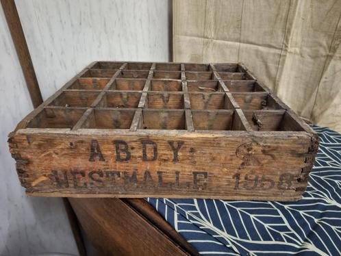 oude bierbak ABDIJ WESTMALLE, 1958, Antiek en Kunst, Curiosa en Brocante, Ophalen of Verzenden