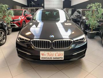 BMW 5 Serie 520 D, GRAND GPS, COFFRE ELECT, CUIR, GARANTI 1A beschikbaar voor biedingen