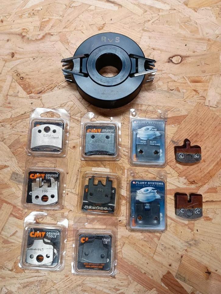 Verschillende houtfrezen, Doe-het-zelf en Bouw, Gereedschap | Machine-onderdelen en Toebehoren, Zo goed als nieuw, Ophalen of Verzenden