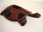 Tortue. Bois exotique, sculpté à la main, Enlèvement ou Envoi