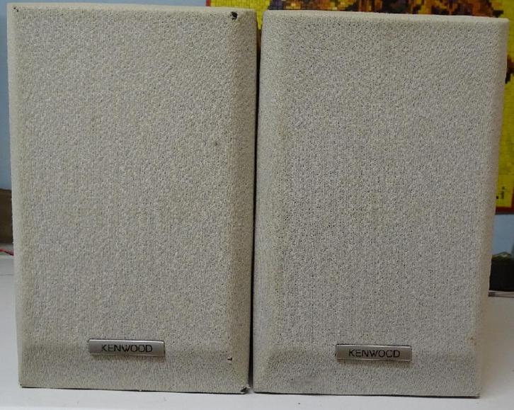 2 enceintes Kenwood 10 watts, Audio, Tv en Foto, Luidsprekerboxen, Zo goed als nieuw, Ophalen