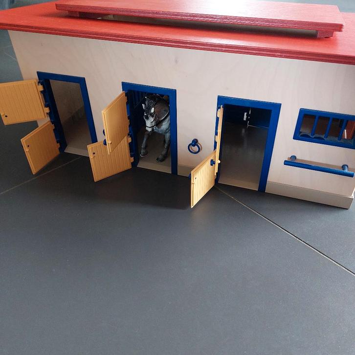 schleich vintage paardenstal manege, Verzamelen, Speelgoed, Gebruikt, Ophalen of Verzenden