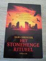Thriller 'Het Stonehenge ritueel' - Sam Christer, Livres, Utilisé, Enlèvement ou Envoi, Sam Christer