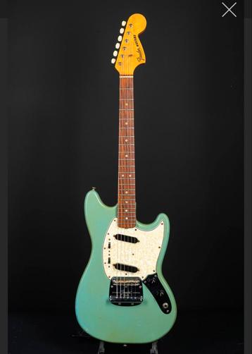 Fender Mustang Blue 1967, Muziek en Instrumenten, Ophalen, Gebruikt, Solid body, Fender