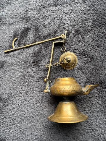 Lampe a huile laiton ancienne, Enlèvement