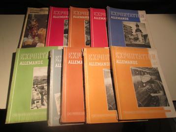 10 Oude Tijdschriften - Exportation Allemande - jaren 50 beschikbaar voor biedingen
