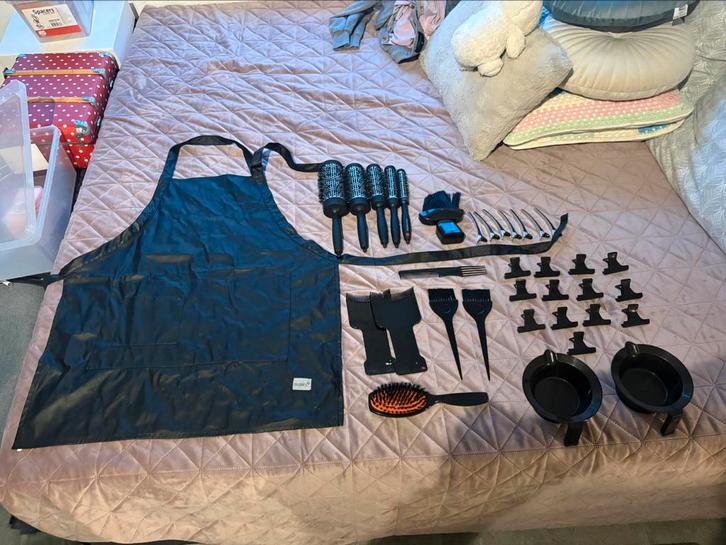 Kapperspullen, Handtassen en Accessoires, Uiterlijk | Haarverzorging, Zo goed als nieuw, Kam of Borstel, Ophalen