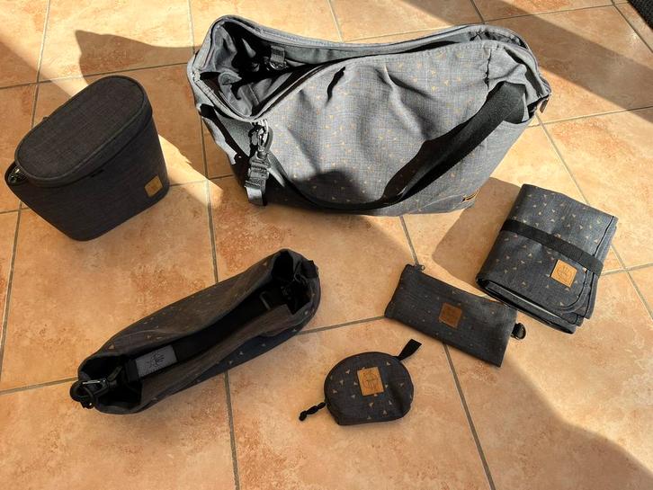 Lassig luiertas en accessoireset, Kinderen en Baby's, Luiertassen, Zo goed als nieuw, Ophalen of Verzenden