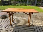 5 houten tafels voor feest, binnen of buiten te gebruiken., Tuin en Terras, Gebruikt, Rechthoekig, Hout, Ophalen