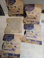 5 anciens disques   1950  18 cm    publicitaire GERVAIS, Enlèvement ou Envoi