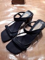 Elegante zwarte sandalen mt. 38., Kleding | Dames, Zo goed als nieuw, Zwart, Ophalen