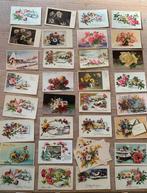 Cartes Nouvel An, fleurs anciennes, ‘50 et plus, 180 pièces, Enlèvement ou Envoi