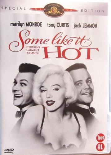 DVD KOMEDIE- SOME LIKE IT HOT (MARILYN MONROE-TONY CURTIS)  beschikbaar voor biedingen