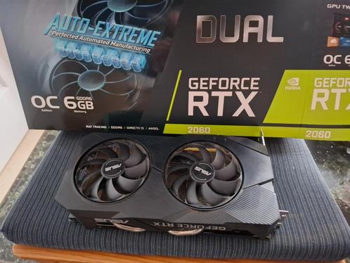 Carte graphiue Asus rtx 2060 haut de gamme, Computers en Software, Videokaarten, Zo goed als nieuw, Nvidia, GDDR6, HDMI, DVI, VGA