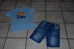 Bermuda shorts "Jack&Jones" blauwe jeans en JBD T-shirt T146, Overige typen, Ophalen of Verzenden, Zo goed als nieuw, Jack&Jones et jbc